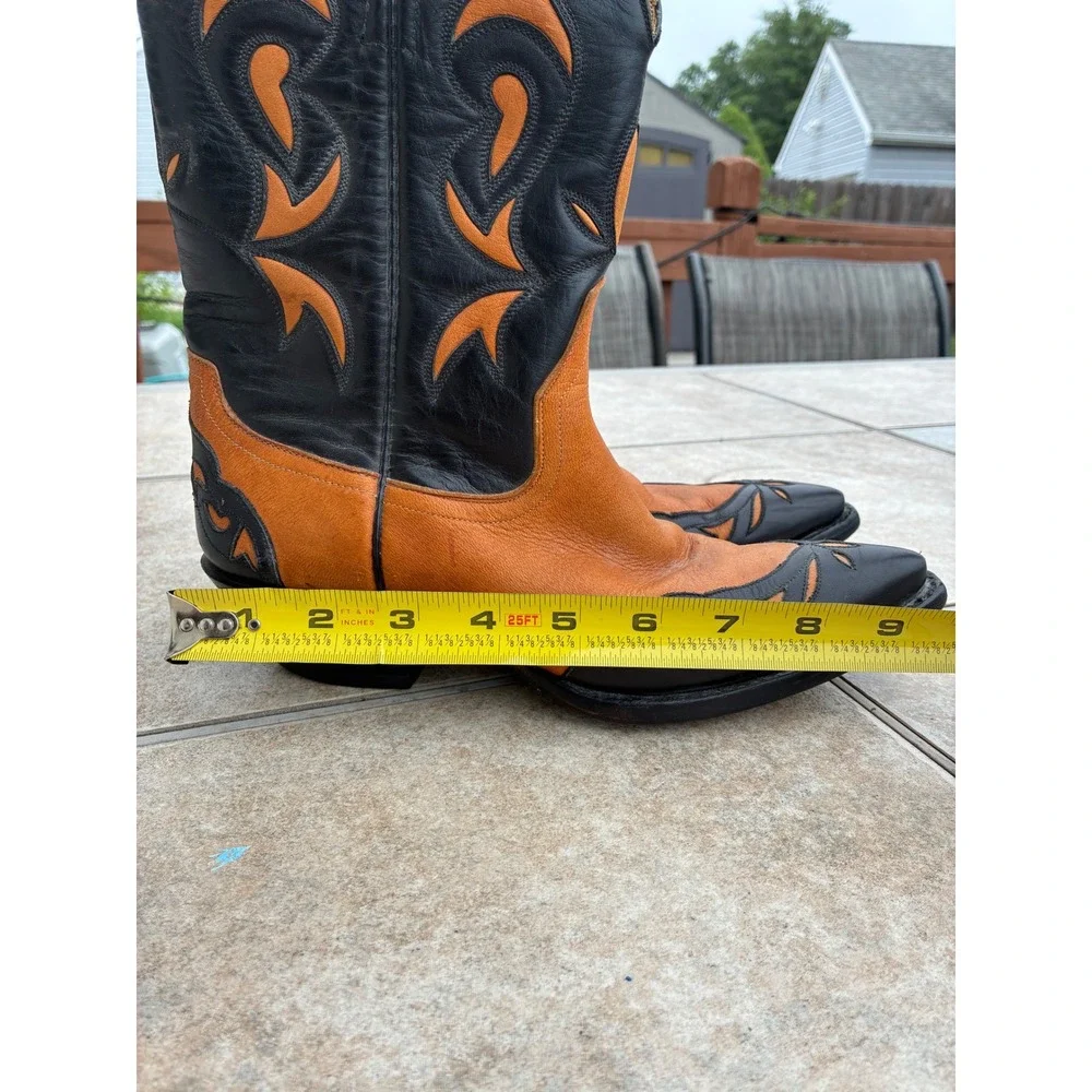 Stunning Handmade leather Cowboy Boots by The Stallion Boot & Belt Co.